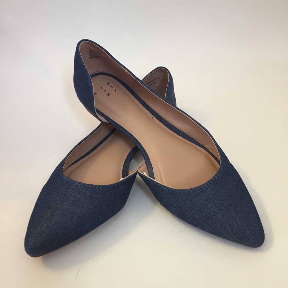 A New Day Denim d’Orsay Flats 7